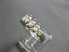 ESTATE 1.30CT DIAMOND 14KT WHITE GOLD GRADUATING WEDDING ANNIVERSARY RING #27964