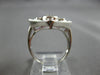 LARGE 1.17CT DIAMOND & AAA RUBY 18KT WHITE GOLD ENGAGEMENT RING 28179