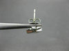 ANTIQUE .50CT DIAMOND 14K WHITE GOLD STAR CLUSTER FRIENDSHIP STUD EARRINGS #5272