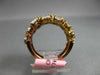 ESTATE WIDE 3.81CT PINK DIAMOND 18KT ROSE GOLD 3D MULTI SHAPE ANNIVERSARY RING