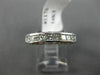 ESTATE .94CT ROUND & PRINCESS DIAMOND 14KT WHITE GOLD 3D ANNIVERSARY RING #1176