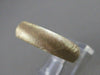 ESTATE 14K YELLOW GOLD MATTE FINISH MENS WEDDING BAND RING 6MM WIDE 12.25 #21060