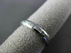 ESTATE DIAMOND 18KT WHITE GOLD FILIGREE ETERNITY WEDDING ANNIVERSARY RING #16977