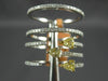 ESTATE LARGE 1.04CT WHITE & FANCY YELLOW DIAMOND 18KT TWO TONE GOLD 3D LOVE RING