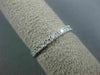 ESTATE .63CT DIAMOND 14K WHITE GOLD 3D CLASSIC ETERNITY WEDDING ANNIVERSARY RING
