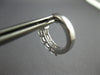 ESTATE SMALL 1.43CT DIAMOND 14KT WHITE GOLD SHARED PRONG 5 STONE HUGGIE EARRINGS