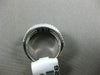 ESTATE 1.03CT ROUND DIAMOND & SAPPHIRE 14KT WHITE GOLD SQUARE HALO PROMISE RING
