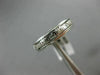 ANTIQUE WIDE .83CT DIAMOND PLATINUM 3D CLASSIC ETERNITY ANNIVERSARY RING #329