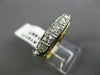 ANTIQUE 1.26CT OLD MINE DIAMOND 14KT TWO TONE GOLD CLASSIC FILIGREE RING #19171