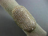 ESTATE MASSIVE 6.62CT DIAMOND 18KT ROSE GOLD 3D OVAL MULTI ROW PAVE FUN RING