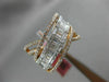 ESTATE 1.42CT MULTI SHAPE DIAMOND 18KT WHITE GOLD CRISS CROSS INFINITY LOVE RING