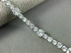 ESTATE LARGE 6.0CT DIAMOND 14KT WHITE GOLD 3D CLASSIC ROUND TENNIS BRACELET
