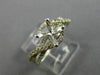 ESTATE .50CT DIAMOND 14K WHITE & YELLOW GOLD INFINITY SEMI MOUNT ENGAGEMENT RING