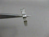 ESTATE BAGUETTE PRINCESS DIAMOND WEDDING ANNIVERSARY 14KT WHITE GOLD RING #1189