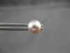 ESTATE AAA PINK SOUTH SEA PEARL 14K YELLOW GOLD CLASSIC ROUND SOLITAIRE EARRINGS