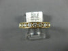 ESTATE 1.0CT DIAMOND 14KT YELLOW GOLD ROUND CHANNEL COMFORT FIT ANNIVERSARY RING