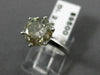 ESTATE 2.52CT ROUND DIAMOND PLATINUM 3D CLASSIC SOLITAIRE ENGAGEMENT RING #20219