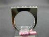 ESTATE .60CT DIAMOND 18KT WHITE GOLD ROUND & PRINCESS INVISIBLE ANNIVERSARY RING