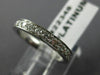 ESTATE .60CT DIAMOND CLASSIC PLATINUM ETERNITY ANNIVERSARY RING E/F VVS #22348