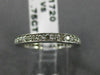 ESTATE .75CT DIAMOND 14KT WHITE GOLD 3D ETERNITY WEDDING ANNIVERSARY RING #21367