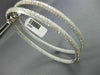 ESTATE WIDE & EXTRA LARGE 8.26CT DIAMOND 14K WHITE GOLD INSIDE OUT HOOP EARRINGS