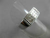 ESTATE WIDE 1.25CT PRINCESS CUT DIAMOND 18KT WHITE GOLD INVISIBLE RING #9321