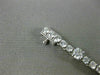 ESTATE LARGE 6.0CT DIAMOND 14KT WHITE GOLD 3D CLASSIC ROUND TENNIS BRACELET