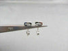 ESTATE 14KT GOLD .50CT PRINCESS DIAMOND STUD EARRINGS F-G VS SIMPLY THE BEST!