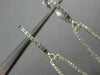 ESTATE LONG .81CT DIAMOND 14KT WHITE GOLD 3D RECTANGULAR HUGGIE HANGING EARRINGS