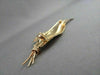 ESTATE LARGE HANDCRAFTED 18KT YELLOW GOLD 3 LEAF FILIGREE PIN BROOCH  #975
