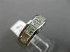 ESTATE 1.40CT DIAMOND 14KT WHITE GOLD 3D CHANNEL WEDDING ANNIVERSARY RING 6mm