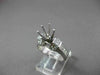 1.60CT DIAMOND 14K WHITE GOLD 3D PRINESS ROUND SEMI MOUNT ENGAGEMENT RING #18585