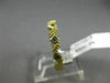 .16CT AAA SAPPHIRE 14KT YELLOW GOLD 3D FILIGREE ZIG ZAG WEDDING ANNIVERSARY RING