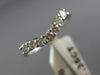 ESTATE .35CT DIAMOND 14KT WHITE GOLD 7 STONE "V" SHAPE ANNIVERSARY RING #18170