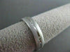 ESTATE WIDE .24CT DIAMOND 14K WHITE GOLD ETOILE ANNIVERSARY RING STUNNING #14824