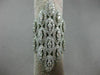 ESTATE MASSIVE 3.21CT DIAMOND 18KT WHITE GOLD 3D MARQUISE SHAPE COCKTAIL RING