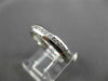 ESTATE DIAMOND 18KT WHITE GOLD FILIGREE ETERNITY WEDDING ANNIVERSARY RING #16977