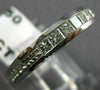 ESTATE .42CT DIAMOND 14K WHITE GOLD 3D FILIGREE CHANNEL ANNIVERSARY RING 18149