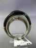 ESTATE LARGE .55CT DIAMOND & AAA BLACK ENAMEL 14KT WHITE GOLD MULTI FLOWER RING