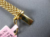 ESTATE .75CT DIAMOND 14K 2 TONE GOLD 3D SQUARE BY THE YARD MESH ITALIAN BRACELET