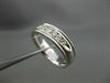 ESTATE WIDE .56CT DIAMOND 14KT WHITE GOLD 7 STONE ANNIVERSARY WEDDING RING #2603