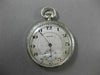 ANTIQUE 14KT WHITE GOLD FILIGREE HOWARD POCKET WATCH FROM LATE 1800'S #17579