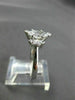 ESTATE 1.08CT MARQUISE DIAMOND 14KT WHITE GOLD 3 STONE ENGAGEMENT RING #22155