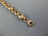 LONG 4.15CT DIAMOND & AAA MORGANITE 14K ROSE GOLD 3D OVAL X LOVE TENNIS BRACELET