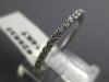 ESTATE .78CT DIAMOND 14KT WHITE GOLD 3D SHARED PRONG ETERNITY WEDDING RING 25532
