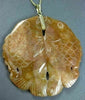 ANTIQUE LARGE AAA CARNELIAN HAND CRAFTED 14KT Y GOLD LUCKY CHARM PENDANT #22356