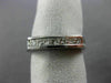 ESTATE .45CT PRINCESS DIAMOND 14KT WHITE GOLD FILIGREE ANNIVERSARY RING #10360