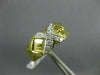 ESTATE WIDE .15CT DIAMOND 14KT YELLOW GOLD 3D CLASSIC TRIPLE X LOVE RING #2790