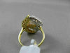 ESTATE 1.02CT DIAMOND 18KT TWO TONE GOLD AAA SOUTH SEA PEARL HEART SHAPE RING