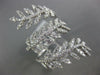 ESTATE EXTRA LARGE .98CT DIAMOND 18KT WHITE GOLD MULTI LEAF CRISS CROSS FUN RING